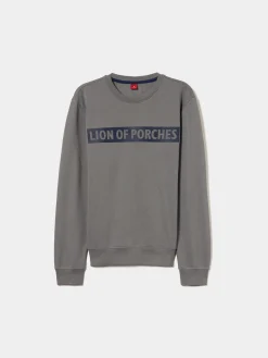 LION OF PORCHES Sweats^Sweater com estampado e interior polar