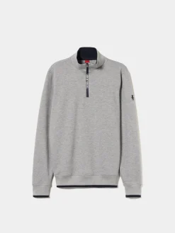LION OF PORCHES Sweats^Sweater com fecho em contraste