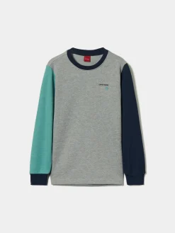 LION OF PORCHES Camisolas^Sweater de algodão color block