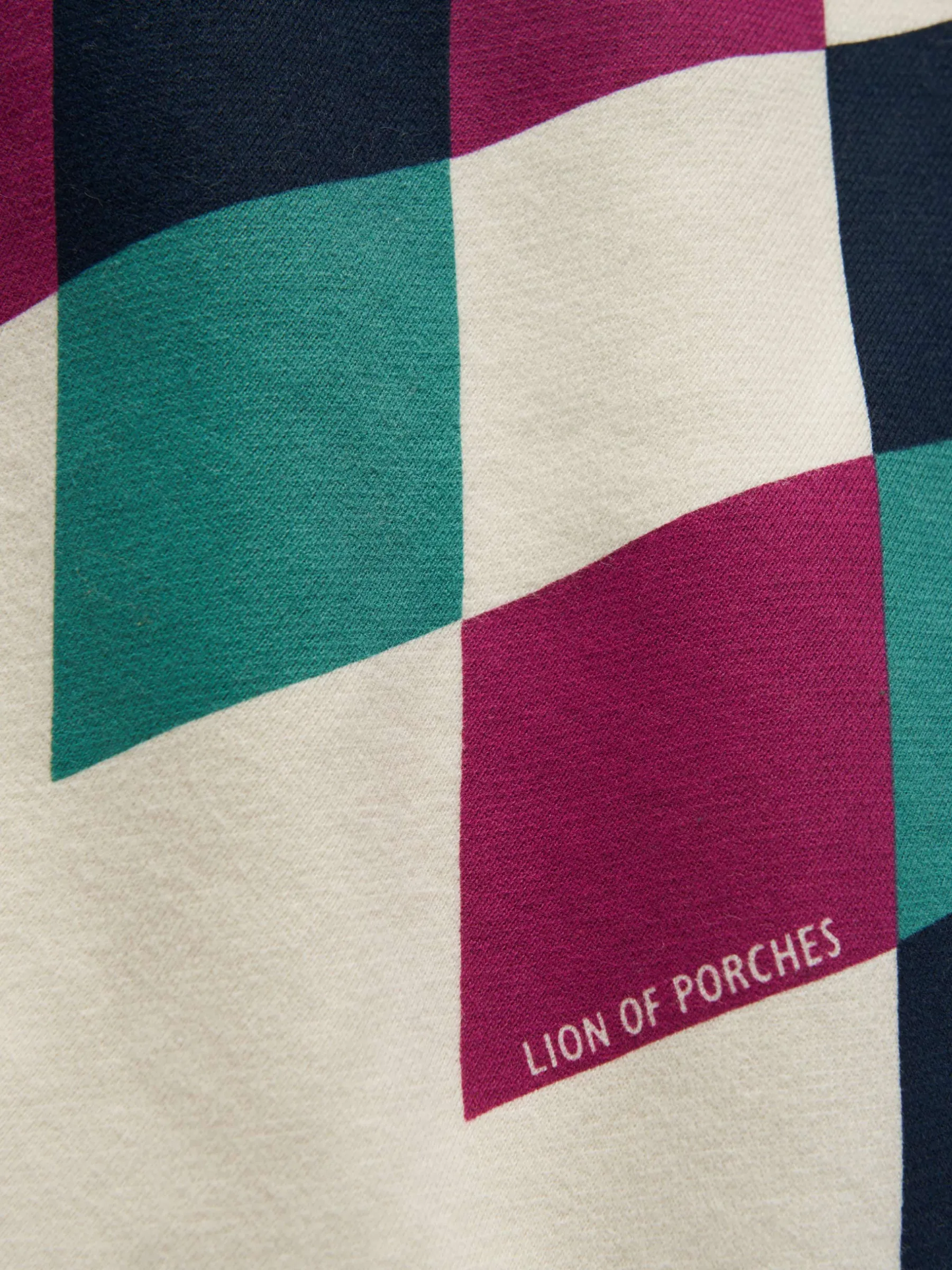 LION OF PORCHES Camisolas^Sweater de algodão com capuz