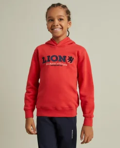 LION OF PORCHES Sweats^Sweater de algodão com capuz