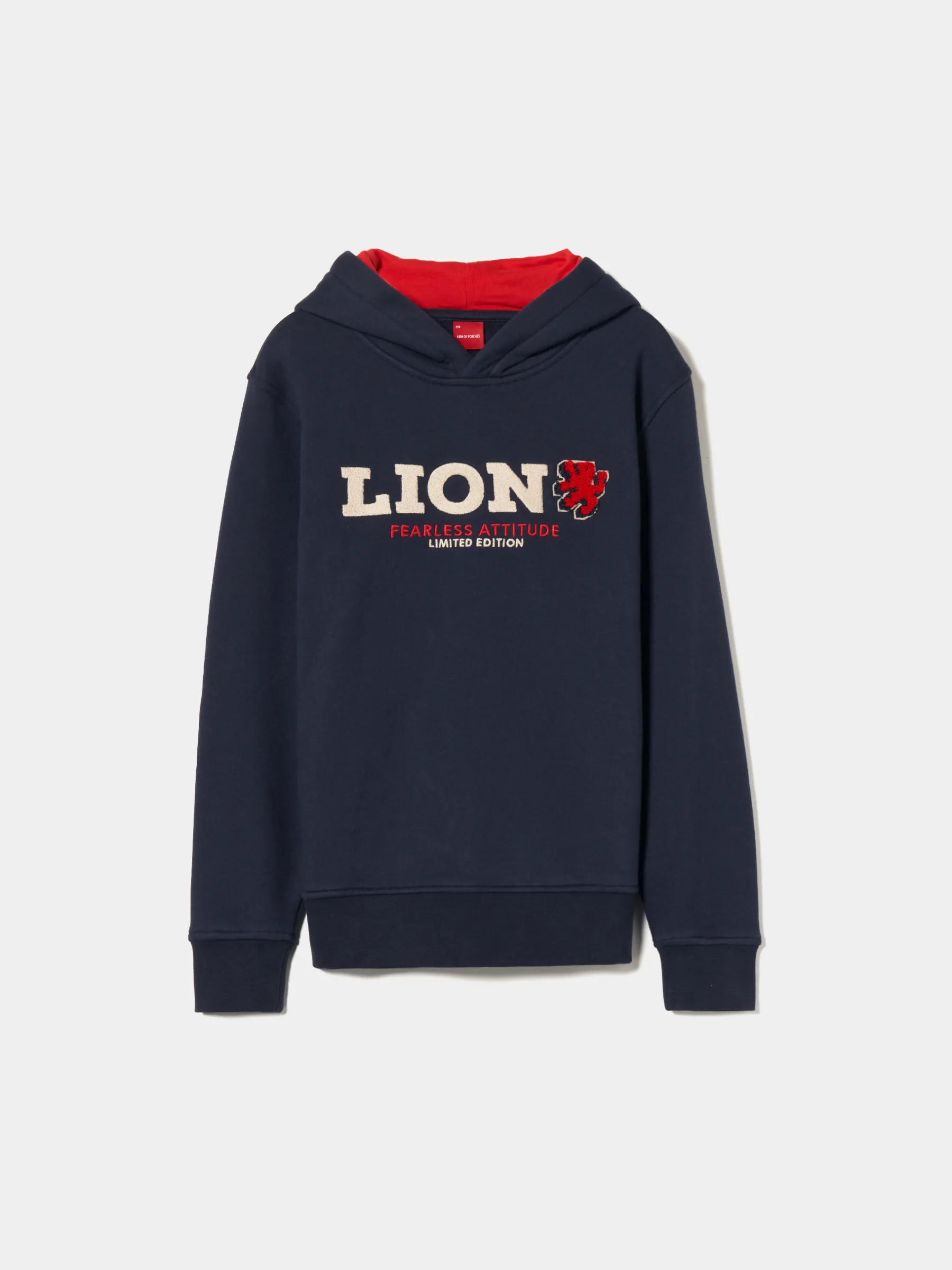 LION OF PORCHES Sweats^Sweater de algodão com capuz
