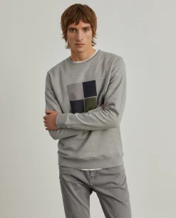 LION OF PORCHES Sweats^Sweater de algodão com estampado