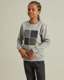 LION OF PORCHES Sweats^Sweater de algodão com estampado