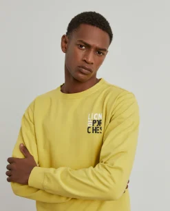 LION OF PORCHES Sweats^Sweater de algodão com logo