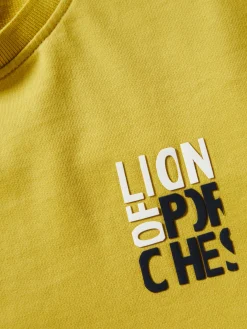 LION OF PORCHES Sweats^Sweater de algodão com logo
