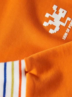 LION OF PORCHES Sweats^Sweater de algodão com riscas tricolor