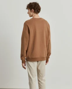 LION OF PORCHES Sweats^Sweater de algodão decote redondo