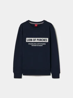 LION OF PORCHES Sweats^Sweater de algodão