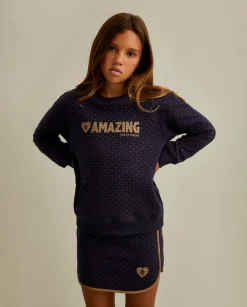 LION OF PORCHES Camisolas^Sweater de malha com estampado