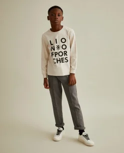 LION OF PORCHES Camisolas^Sweater de manga comprida com branding no peito