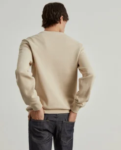 LION OF PORCHES Sweats^Sweater decote redondo em malha piqué