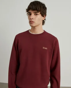 LION OF PORCHES Sweats^Sweater decote redondo em malha piqué