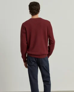 LION OF PORCHES Sweats^Sweater decote redondo em malha piqué
