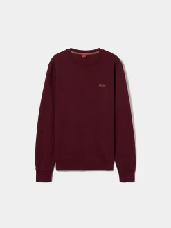 LION OF PORCHES Sweats^Sweater decote redondo em malha piqué