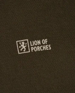 LION OF PORCHES Sweats^Sweater decote redondo em malha piqué