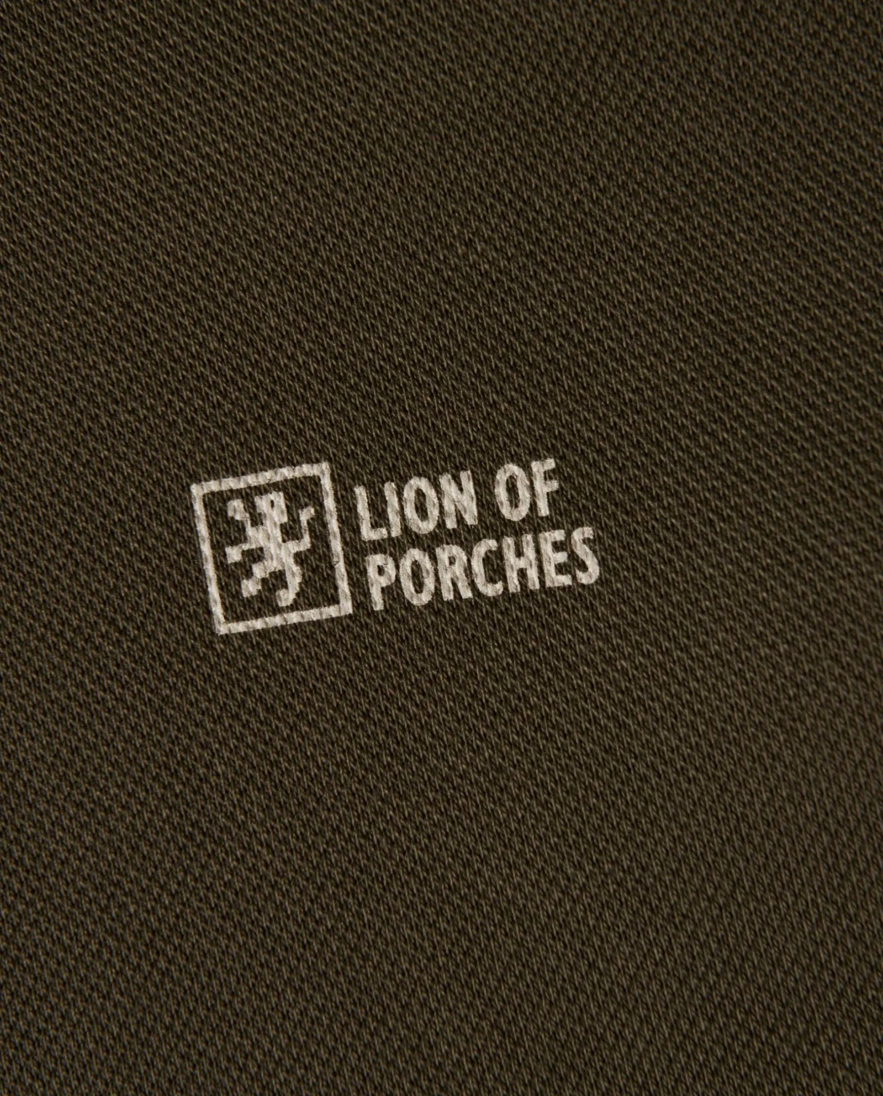 LION OF PORCHES Sweats^Sweater decote redondo em malha piqué