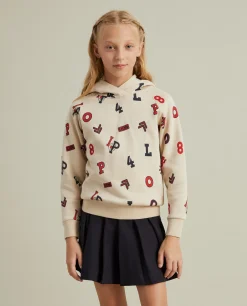 LION OF PORCHES Camisolas^Sweater estampada com capuz