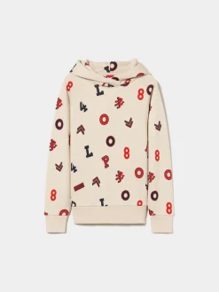 LION OF PORCHES Camisolas^Sweater estampada com capuz