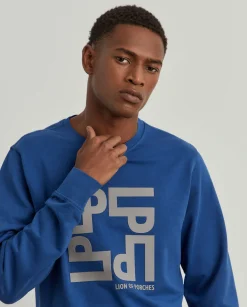LION OF PORCHES Sweats^Sweater estampada de algodão
