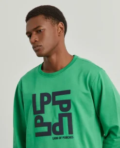 LION OF PORCHES Sweats^Sweater estampada de algodão