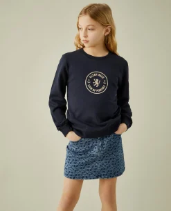 LION OF PORCHES Camisolas^Sweater manga comprida com estampado