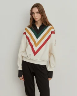 MULHER LION OF PORCHES Sweats^Sweater às riscas Lion x FDI