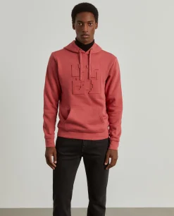 LION OF PORCHES Sweats^Sweatshirt com capuz mistura de algodão