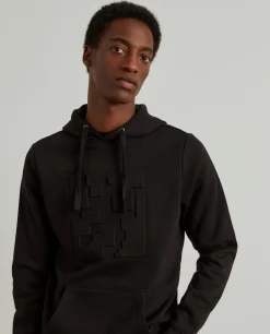 LION OF PORCHES Sweats^Sweatshirt com capuz mistura de algodão