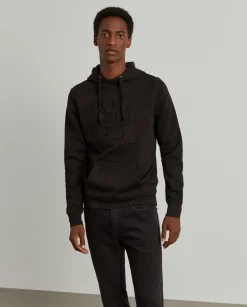 LION OF PORCHES Sweats^Sweatshirt com capuz mistura de algodão