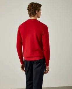 LION OF PORCHES Sweats^Sweatshirt de algodão com branding