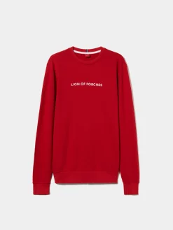 LION OF PORCHES Sweats^Sweatshirt de algodão com branding