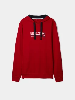 LION OF PORCHES Sweats^Sweatshirt de algodão com capuz