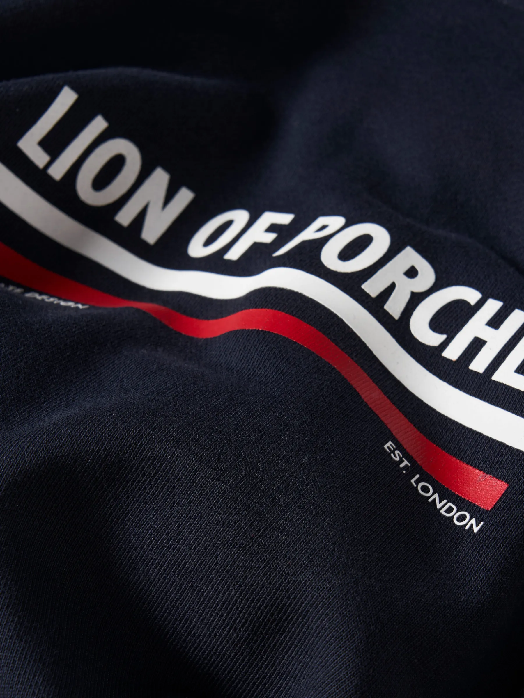 LION OF PORCHES Sweats^Sweatshirt de algodão com capuz