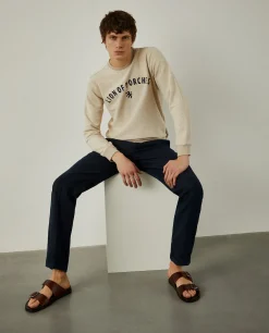 LION OF PORCHES Sweats^Sweatshirt de algodão com logotipo