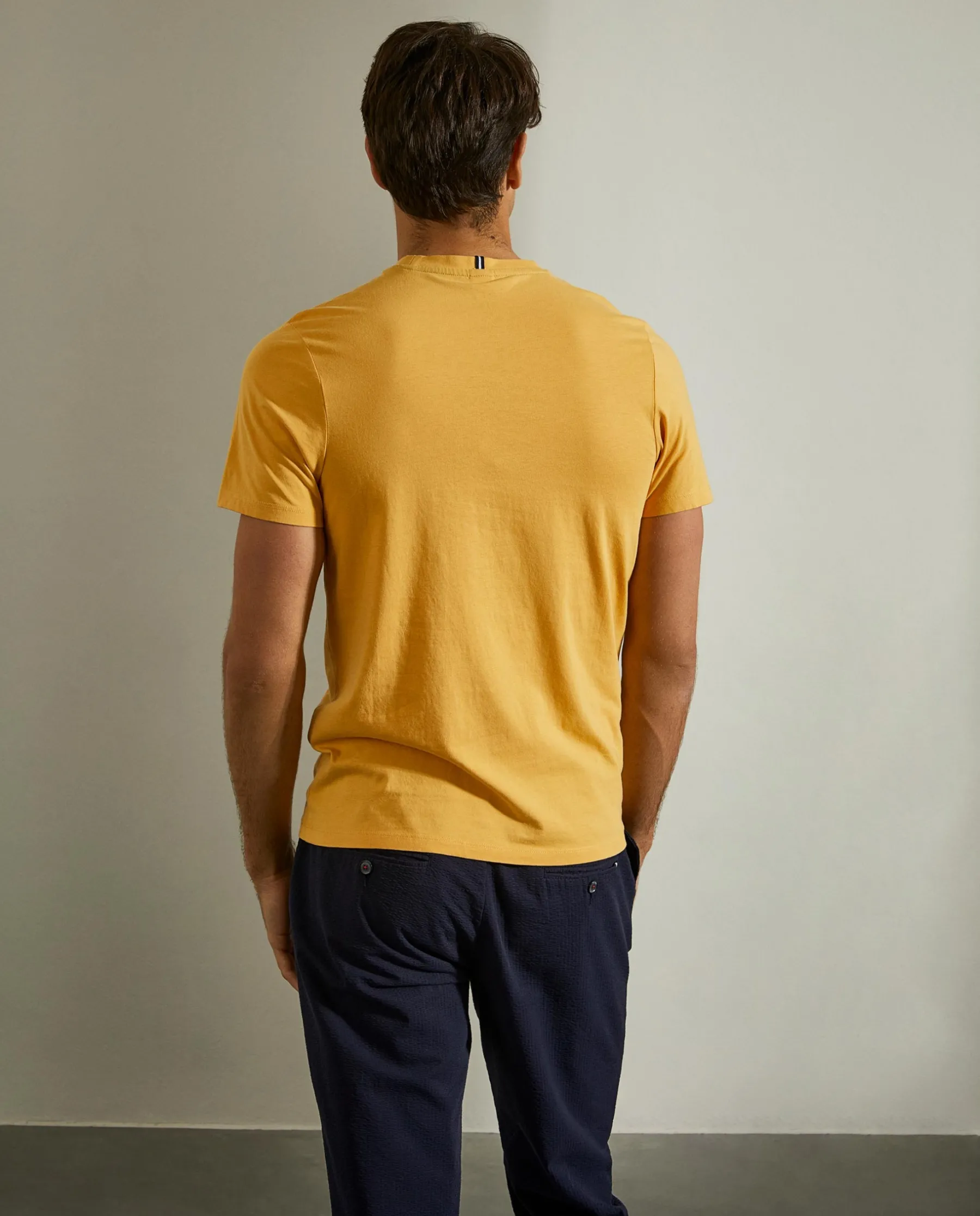 LION OF PORCHES T-Shirts^T-shirt básica de algodão