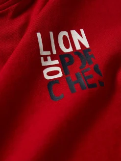 LION OF PORCHES T-Shirts^T-shirt básica de algodão