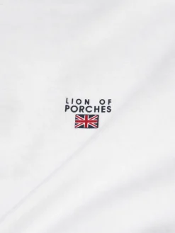 LION OF PORCHES T-Shirts^T-shirt básica de algodão