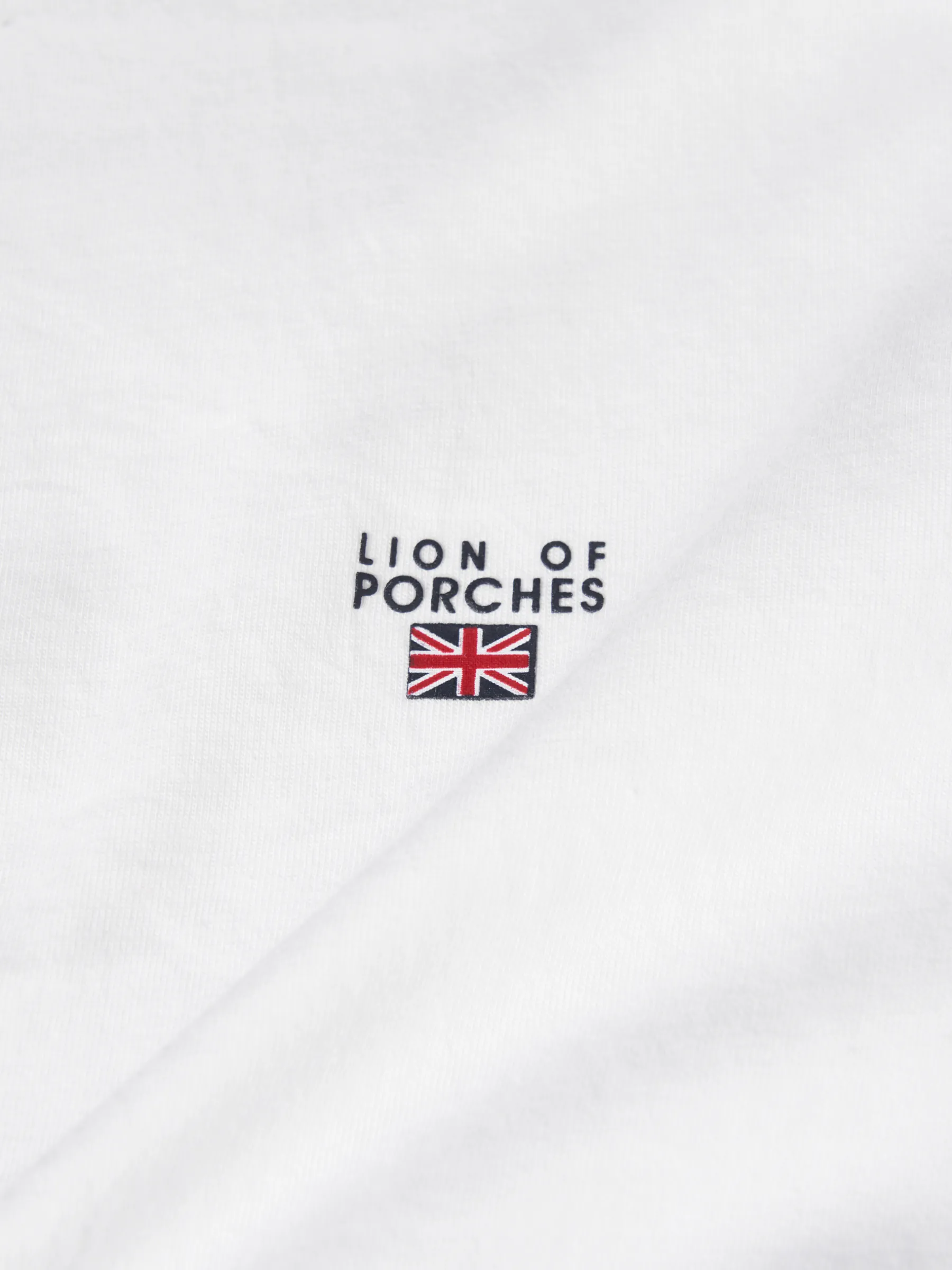 LION OF PORCHES T-Shirts^T-shirt básica de algodão