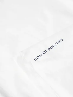 MULHER LION OF PORCHES T-Shirts^T-shirt básica de algodão