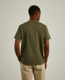 LION OF PORCHES T-Shirts^T-shirt com bolso em contraste