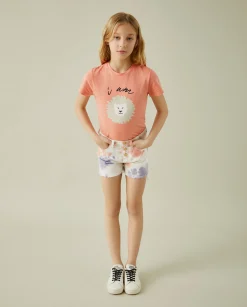 LION OF PORCHES T-Shirts^T-shirt com estampado de leão