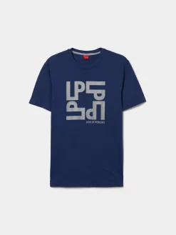 LION OF PORCHES T-Shirts^T-shirt com estampado em algodão