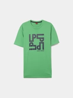 LION OF PORCHES T-Shirts^T-shirt com estampado em algodão