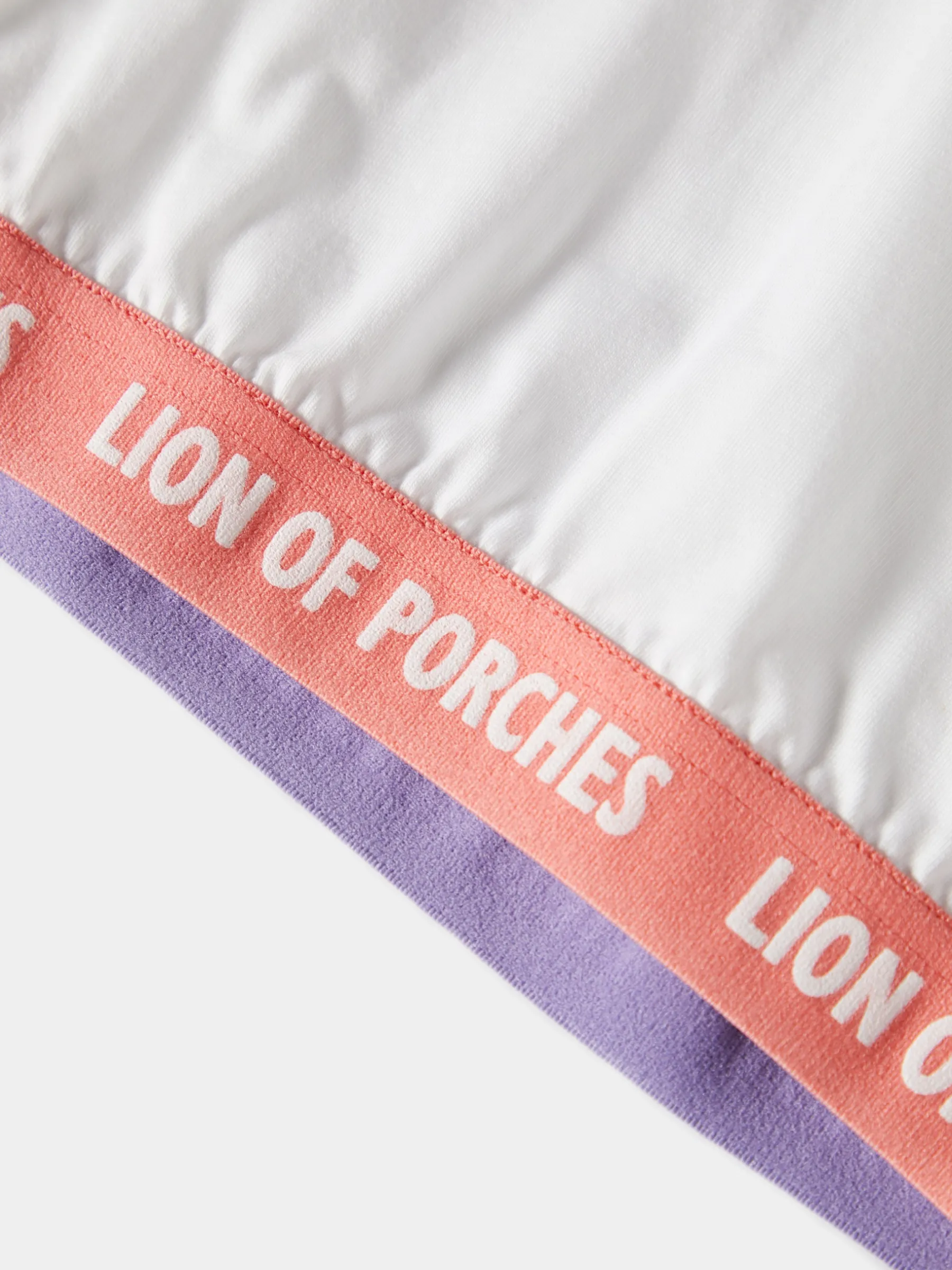 LION OF PORCHES T-Shirts^T-shirt cropped com manga balão