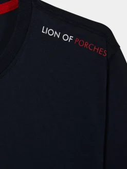 LION OF PORCHES T-Shirts^T-shirt de algodão