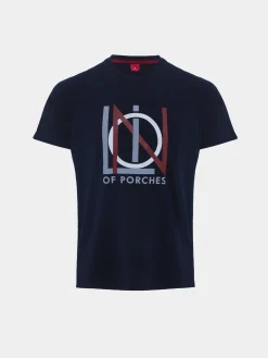 LION OF PORCHES T-Shirts^T-shirt de algodão com estampado