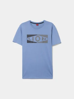 LION OF PORCHES T-Shirts^T-shirt de algodão com estampado