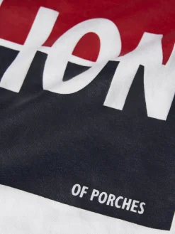 LION OF PORCHES T-Shirts^T-shirt de algodão com estampado
