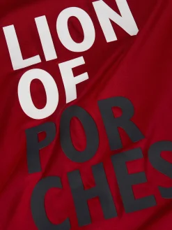 LION OF PORCHES T-Shirts^T-shirt de algodão com estampado